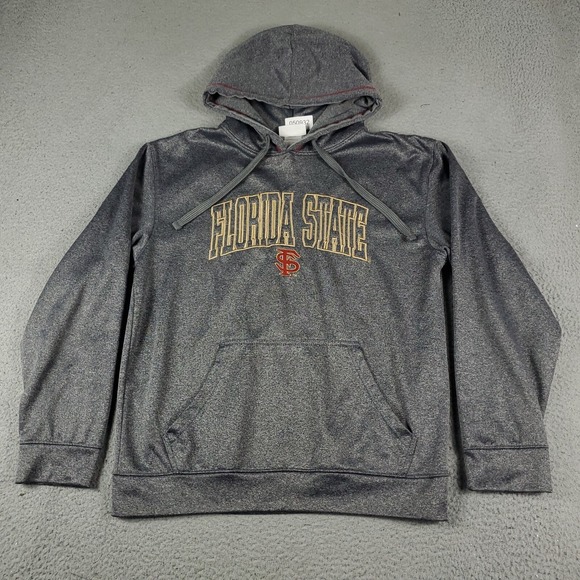 Majestic Other - Majestic Florida State Sweater Mens Medium Gray FSU Pullover Hoodie Sweatshirt